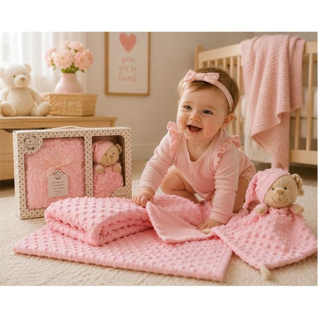 Pink - Snuggle Baby - Wrap Box Gift