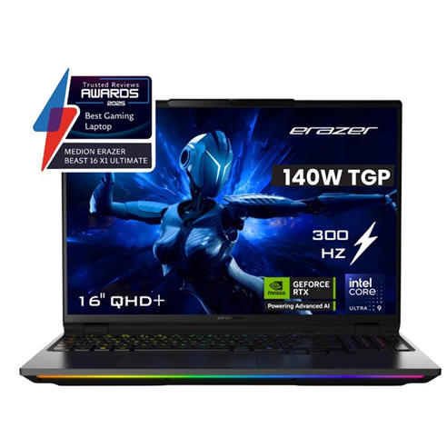 Medion - Medion Erazer Beast 16 X1 Ultimate RTX 5070Ti 16 Inch Laptop - Intel Core Ultra 9 290HX 32GB 1TB SSD