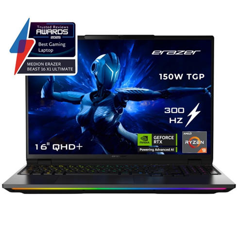 Medion - Medion Erazer Beast 16 X1 Ultimate RTX 5080 16 Inch Laptop - Intel Core Ultra 9 290HX 32GB 1TB SSD