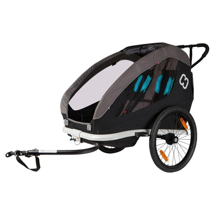 Hamax  Black Traveller   Bike Trailer in Size Twin, Sports Direct