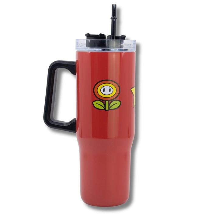Super Mario  Red Insulated Rambler Mug 940Ml in Size XL, Sports Direct