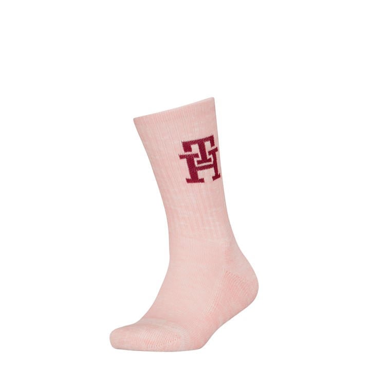 Tommy Hilfiger  Kids Pink Kids' Boot Socks in Size C8 - C13, Sports Direct