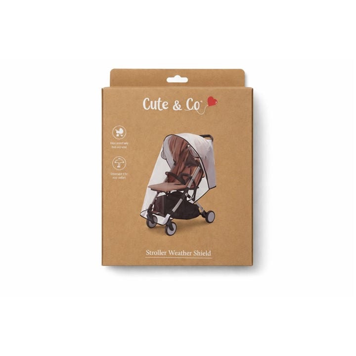 Cute And Co  Kids Clear Cute & Co Baby Stroller/ Pram Weather Shield, Sports Direct