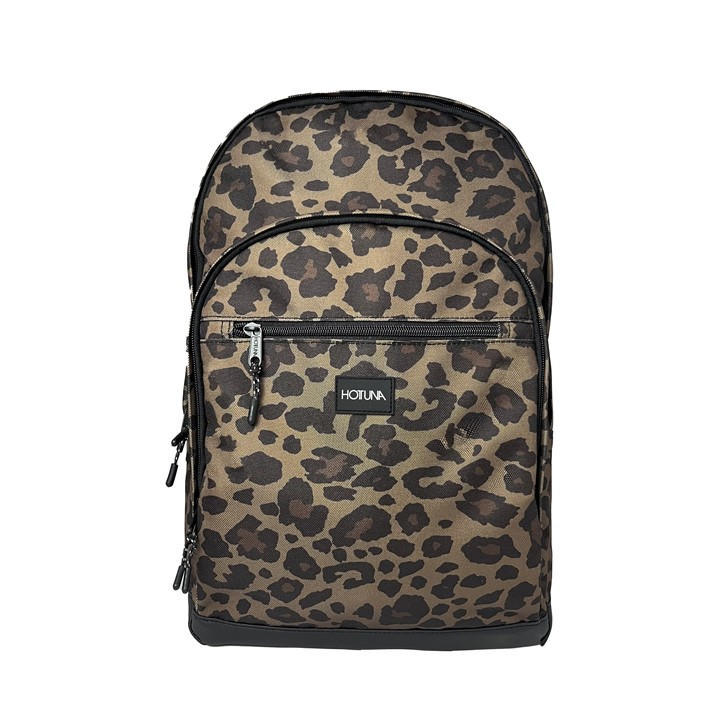 Hot Tuna Unisex Leopard Print Backpack - One Size - Image 2