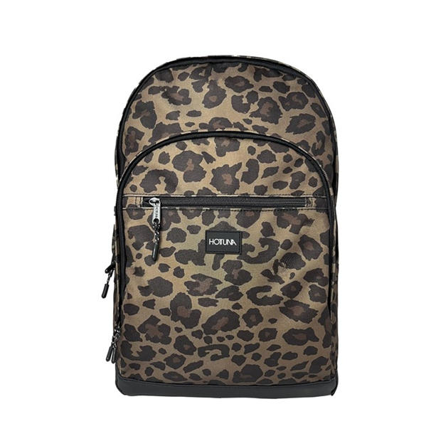 Leopard - Hot Tuna - Print Backpack