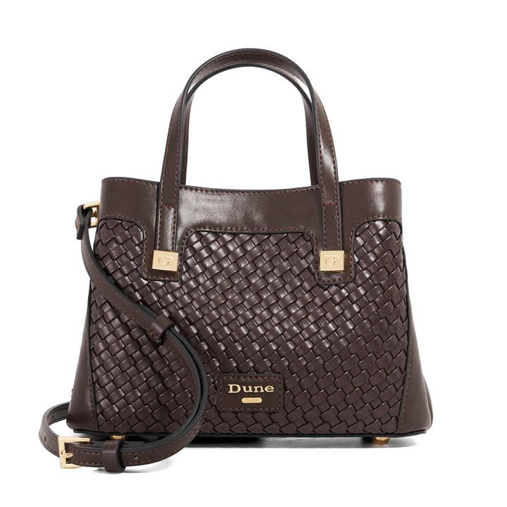 Dune London Women's Brown Deavie Top Handle Bag, Sports Direct