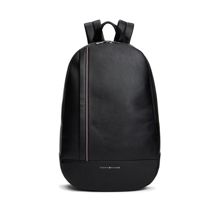 Tommy Hilfiger Men's Black Central Backpack, Sports Direct