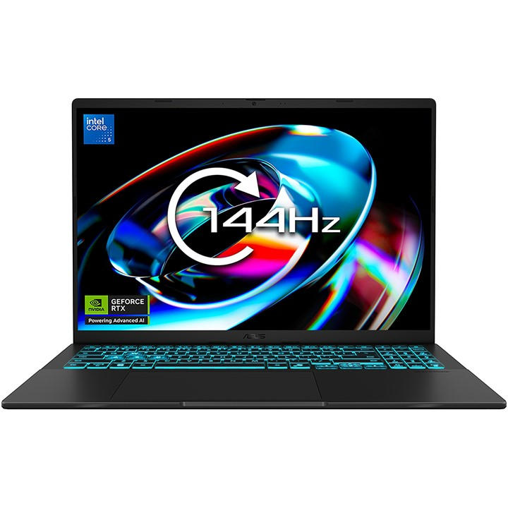 Asus  Black V16 V3607vh 16Inch Gaming Laptop - Intel Core 5 210H 16Gb 512Gb Rtx 5050, Sports Direct
