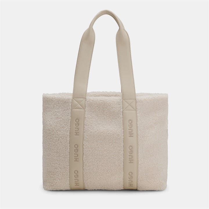 Hugo Women's White Red Tote Bag, Sports Direct