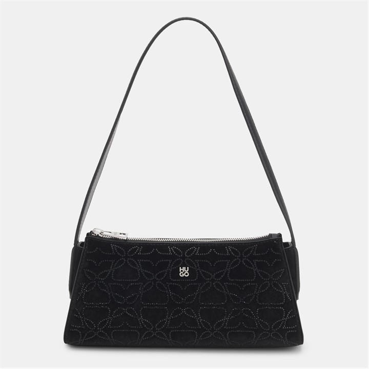 Hugo Women's Black Hobo Bag, Sports Direct