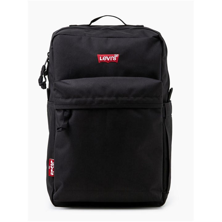 Levis  Black L-Pack Standard Issue Backpack, Sports Direct