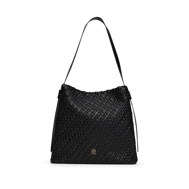 Women's Woven Maxi Shoulder Bag