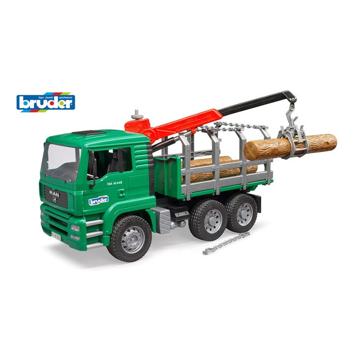 Bruder  Kids  1:16 Man Tga Timber Truck With Loading Cran in Size 01:16, Sports Direct