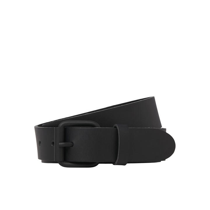 Jack And Jones Men's Black Leather Belt in Size XL, Sports Direct