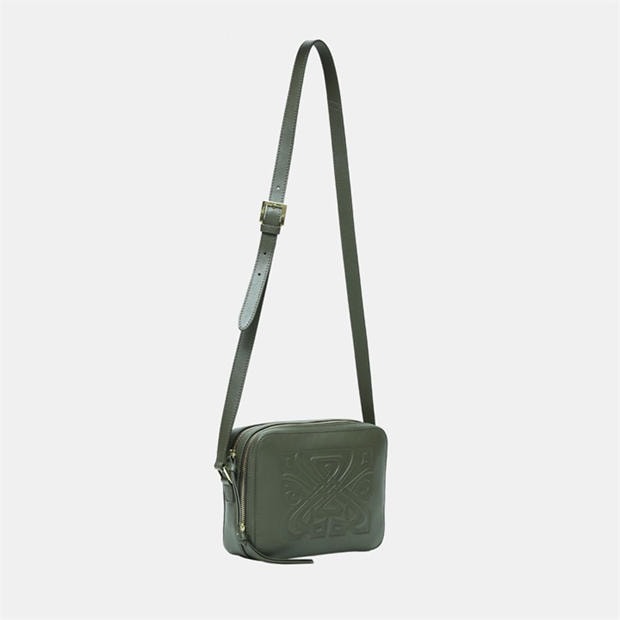 Khaki - Biba - Leather Rachel Cross Body Bag