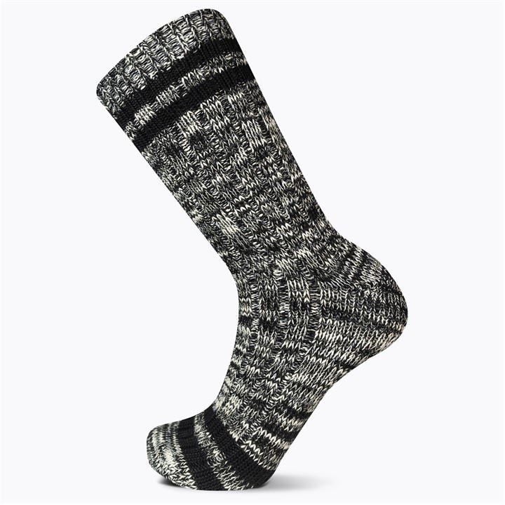 Merrell Men's Black Stripe Crew Walking Sock in Size 4 -8, Sports Direct