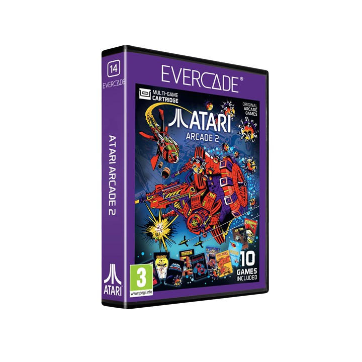 Evercade  None Atari Arcade 10 Retro Console Software, Sports Direct