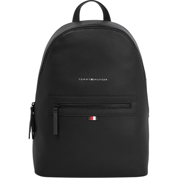 Tommy Hilfiger  Black Essential Backpack, Sports Direct
