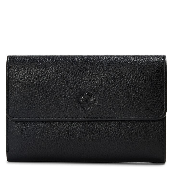 Timberland  Black Wallet With Flap Billfold Wallet, Sports Direct