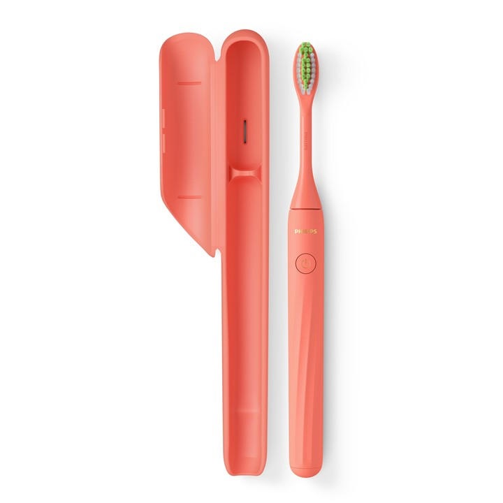 Philips Women's Pink Battery Electric Toothbrush, Sports Direct