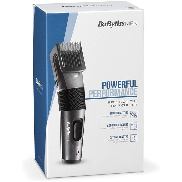 Babyliss Men's Black Hair Clipper, Sports Direct