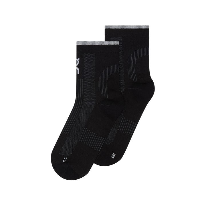 On  Black  Quarter Socks in Size L (11-13), Sports Direct
