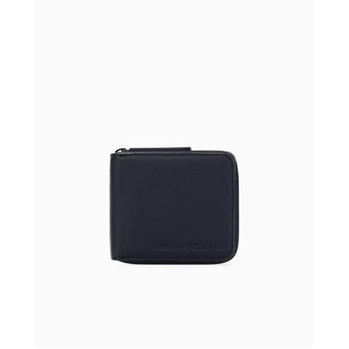 Armani Exchange - Men's Zip-Around Logo Billfold Wallet