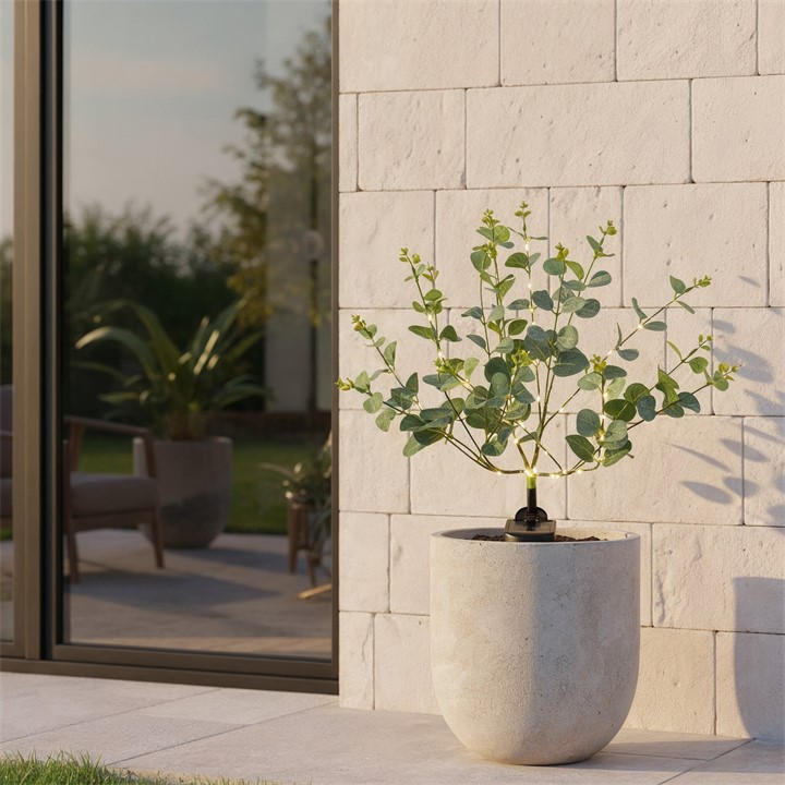 Streetwize  Green Eucalyptus Tree Solar Lights, Sports Direct