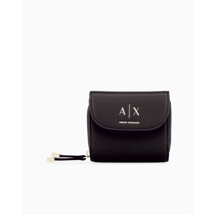 Armani Exchange Women's Alice Mini Billfold Wallet - Black - Image 3