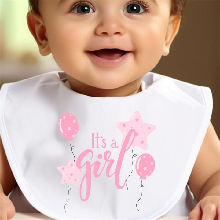 Scotland   Kids  Its A Girl  7224-Bbybib, Football by Aye Do Gifts in Size Baby Bib, Sports Direct
