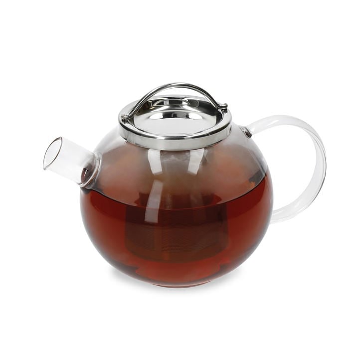 B&Q -  Darjeeling Loose Leaf Glass Teapot With Stainless Steel Infuser - Image 4