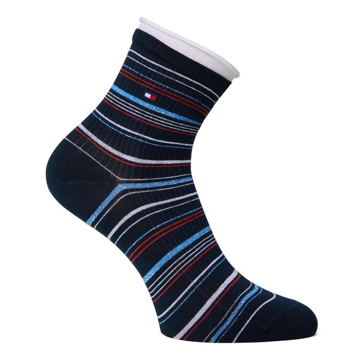 Tommy Hilfiger Women's Blue Ankle Socks in Size 1 - 6, Sports Direct