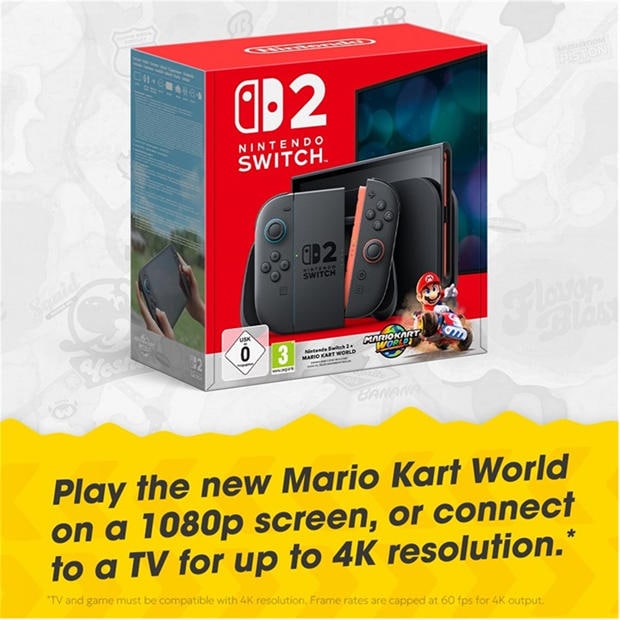 Nintendo Switch 2 + Mario Kart World bundle | SportsDirect.com Moldova