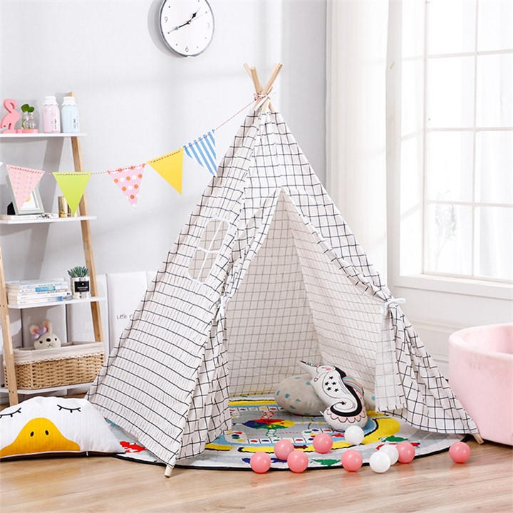 Kidkid  Kids White Indoor Teepee Tent For Kids Playhouse, Sports Direct