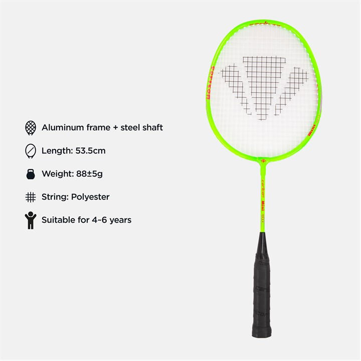 Carlton  Kids Green Kids Mini Badminton Rackets, Sports Direct