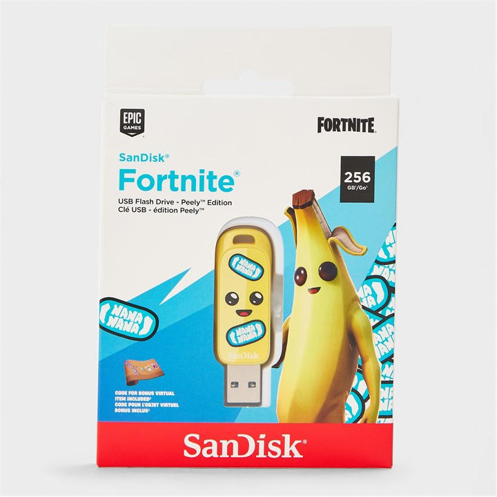 Sandisk Yellow Peely format Storage, Sports Direct