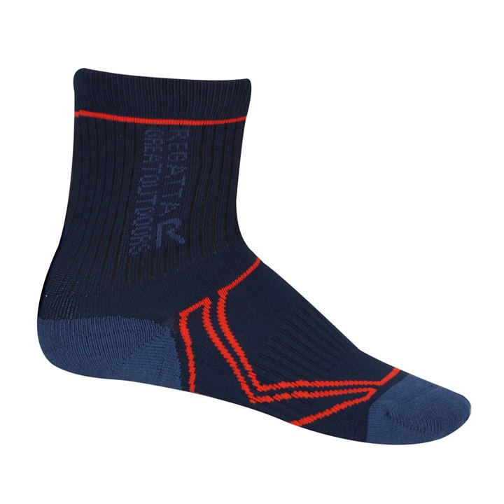 Regatta  Kids Blue 2Season Trektrail Walking Socks in Size C3 - C7, Sports Direct