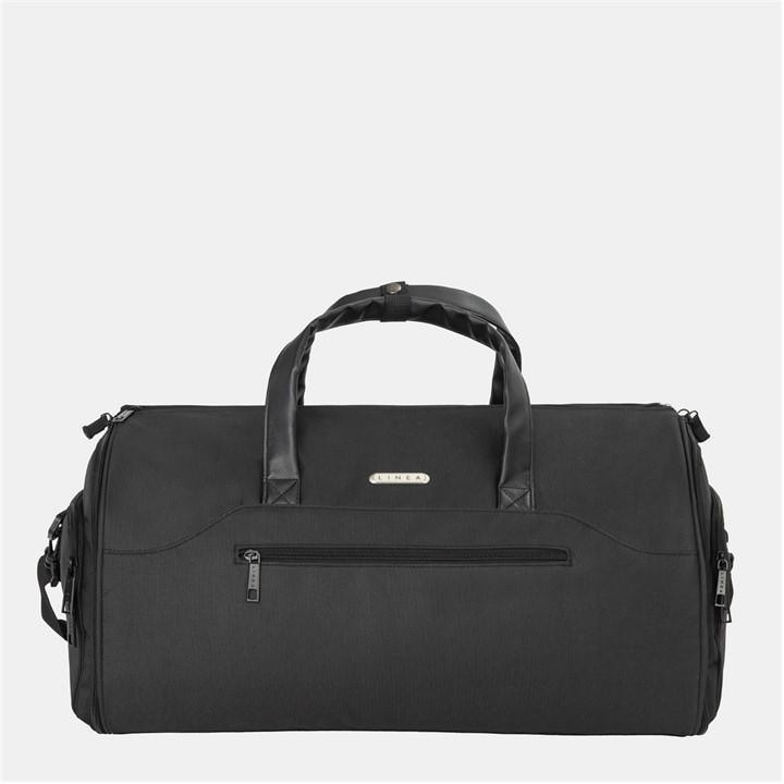 Linea  Black Travel Bag With Suit Pocket, Sports Direct