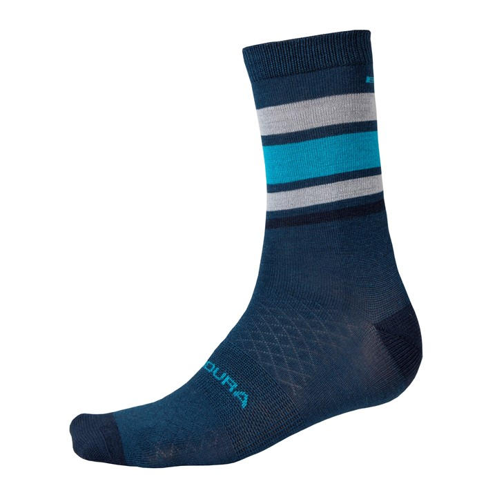Endura  Blue Bb Stripe Cycling Socks in Size 6 - 12 Months, Sports Direct