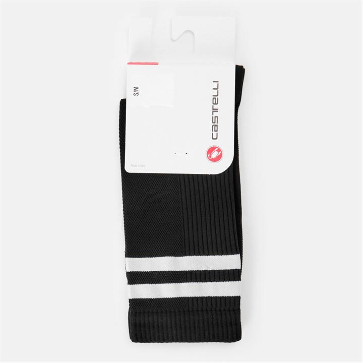 Castelli Men's Black Original 18 Sock Sn54 Size 6 - 12 Months