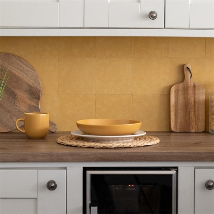 D C Fix  Gold Self Adhesive Vinyl Wall Tiles Cement in Size 0.42 SQM, Sports Direct