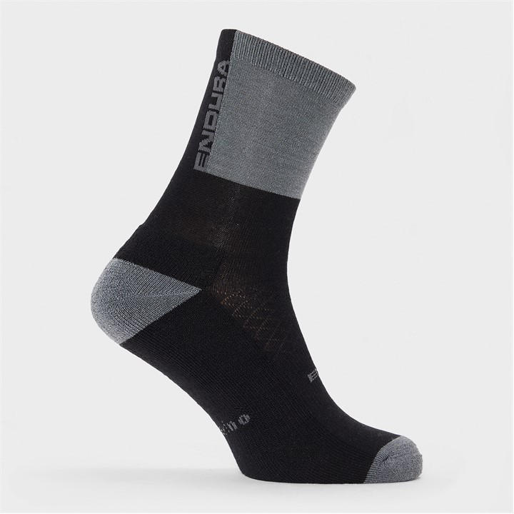 Endura  Black Bb Winter Cycling Socks in Size 6 - 12 Months, Sports Direct