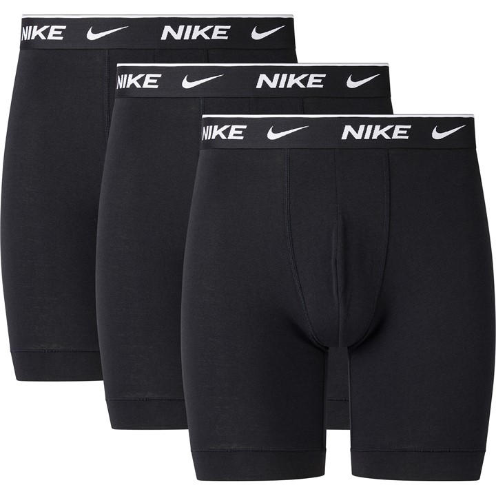 Nike Men' Black 3 Pack Long Boxers in Size S, Sports Direct