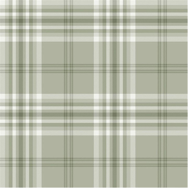 Catherine Lansfield  Green Kelso Check Wallpaper, Sports Direct