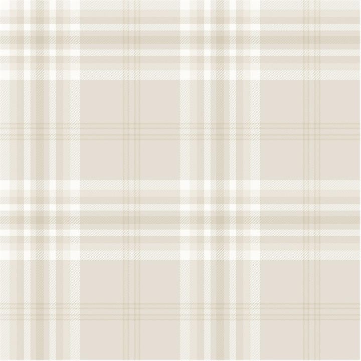 Catherine Lansfield  Cream Kelso Check Wallpaper, Sports Direct