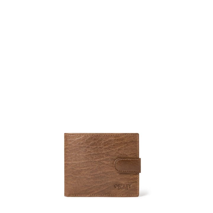 Osprey London Men's Brown Coin Billfold Wallet, Sports Direct
