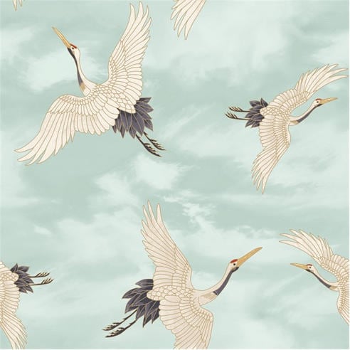 Catherine Lansfield - Cranes Wallpaper