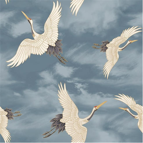 Catherine Lansfield - Cranes Wallpaper