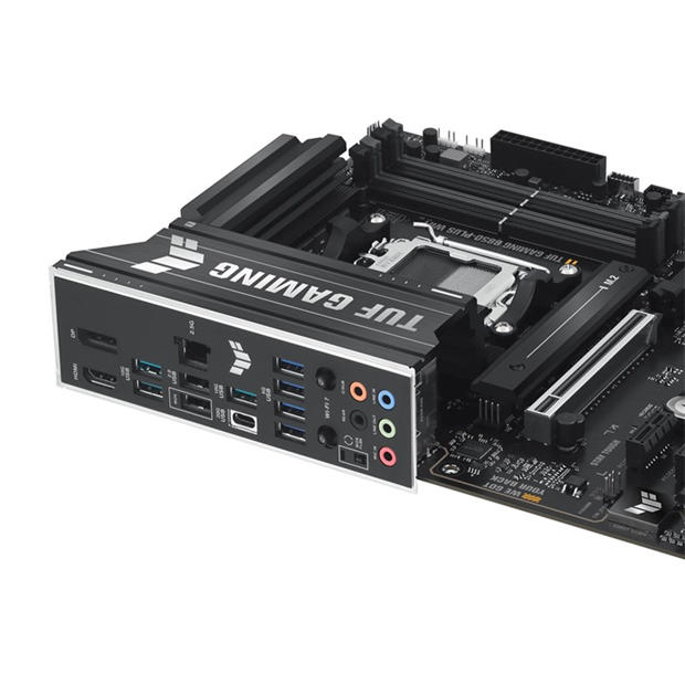 Black - ASUS - TUF GAMING B850-PLUS WIFI - AMD Motherboard