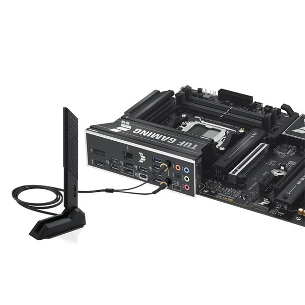Black - ASUS - TUF GAMING B850-PLUS WIFI - AMD Motherboard